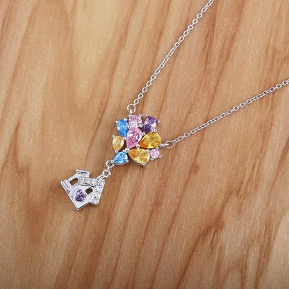 “Home of Dreams” Balloon House Necklace