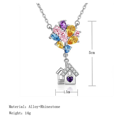 “Home of Dreams” Balloon House Necklace
